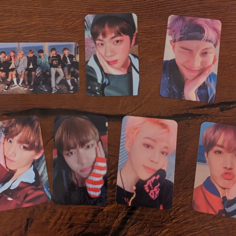 BTS Spring Day Photocard set